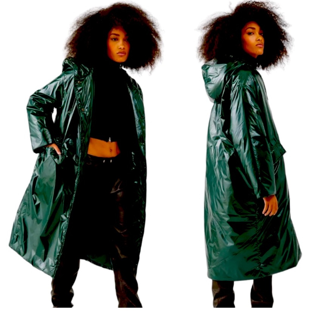 UO Mila Longline Parka Jacket gently preloved one owner